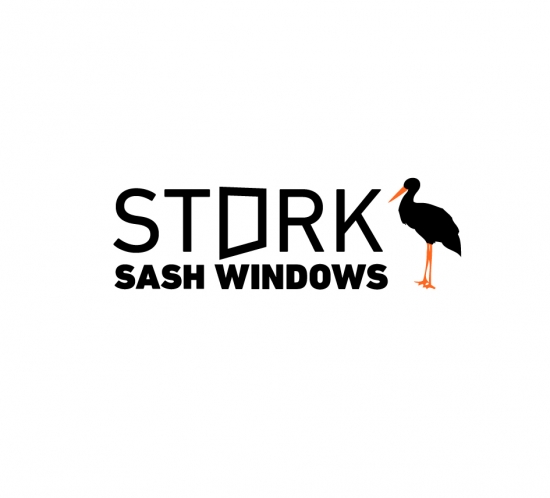 stork sash windows logotipas